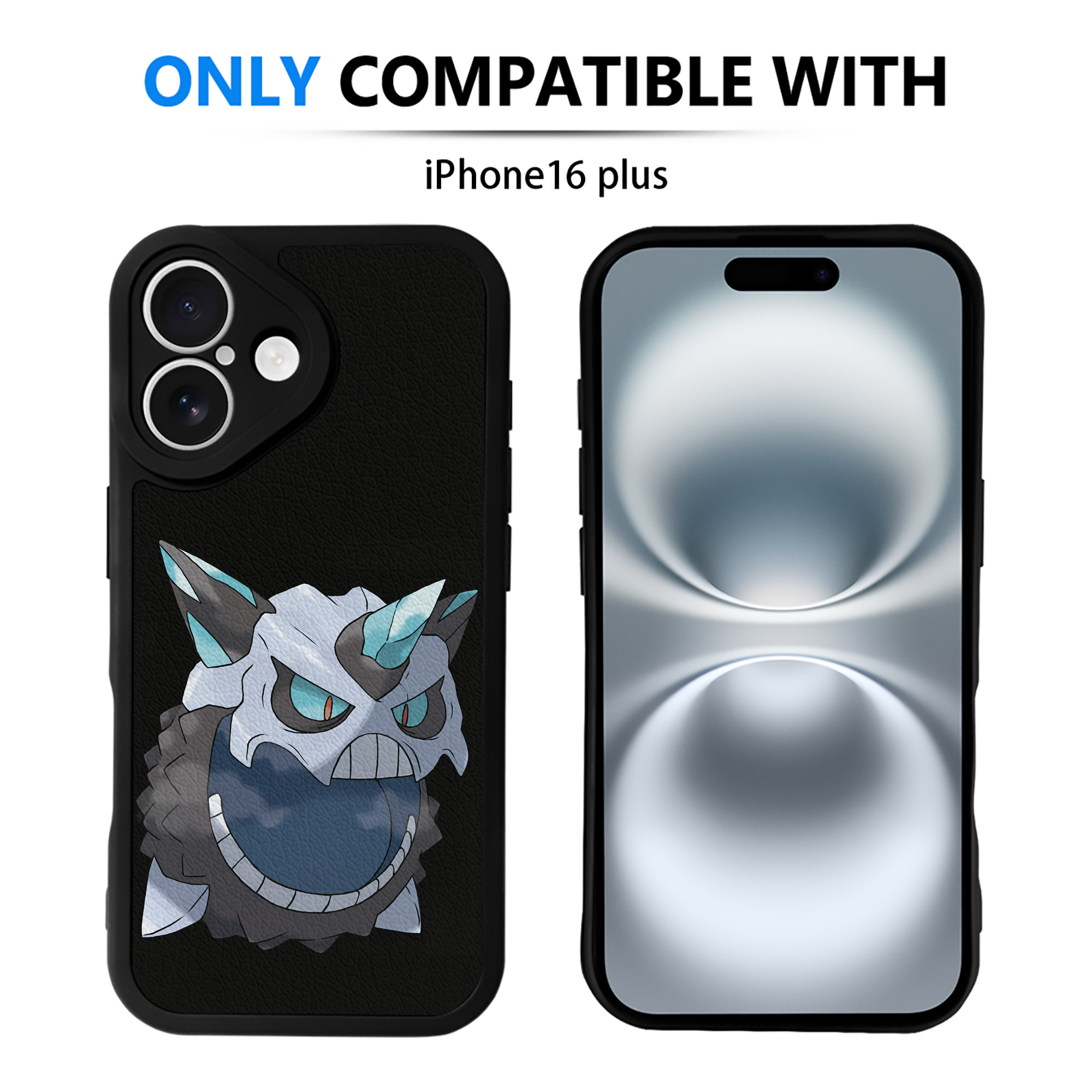 （画像用） ポケットモンスター Pokémon 【iPhone 16シリーズ対応】シリコンスマホケース（レザー調） 材質：シリコン
